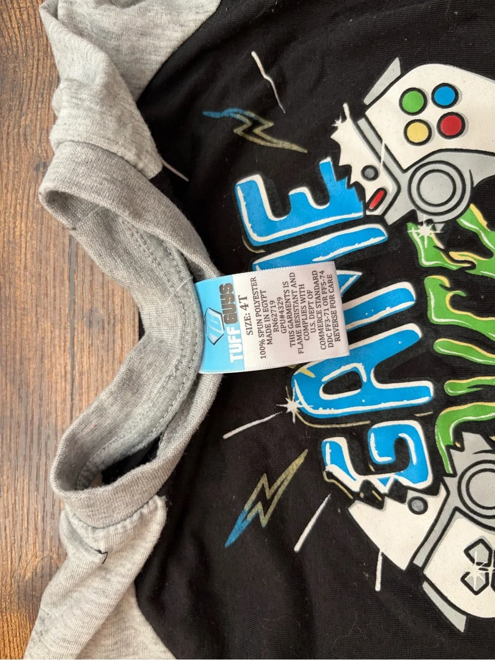 Boys Black & Gray 'Game Over' Gaming Pajama Set